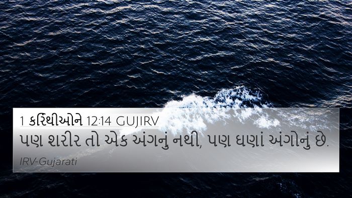 1 કરિંથીઓને 12:14 GUJIRV Bible Verse Image
