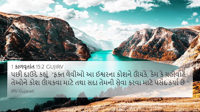 1 કાળવૃતાંત 15:2 GUJIRV Bible Verse Image