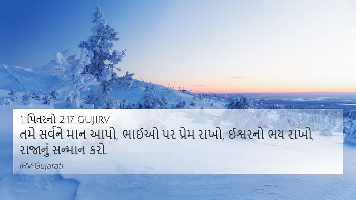 1 પિતરનો 2:17 GUJIRV Bible Verse Image