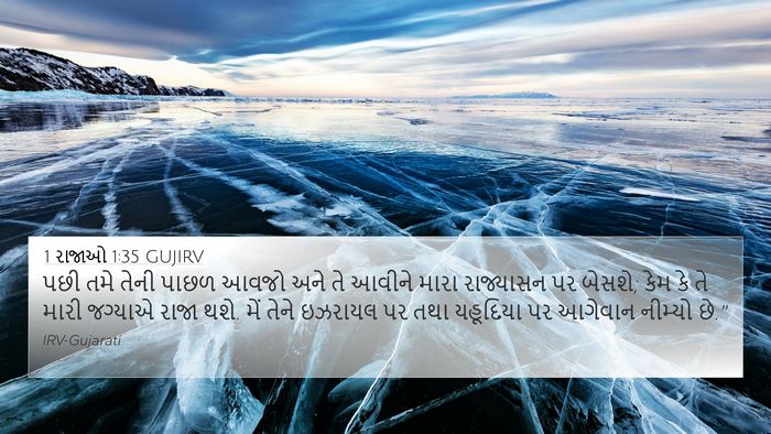 1 રાજાઓ 1:35 GUJIRV Bible Verse Image