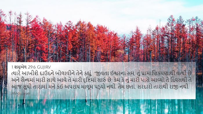 1 શમુએલ 29:6 GUJIRV Bible Verse Image