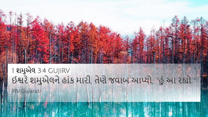 1 શમુએલ 3:4 GUJIRV Bible Verse Image