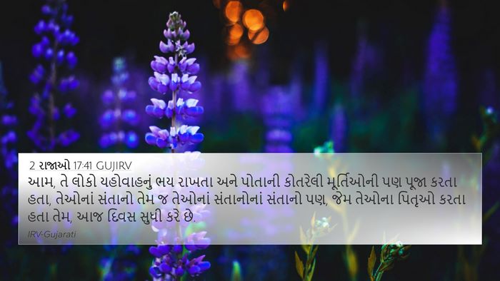 2 રાજાઓ 17:41 GUJIRV Bible Verse Image