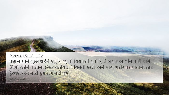 2 રાજાઓ 5:11 GUJIRV Bible Verse Image