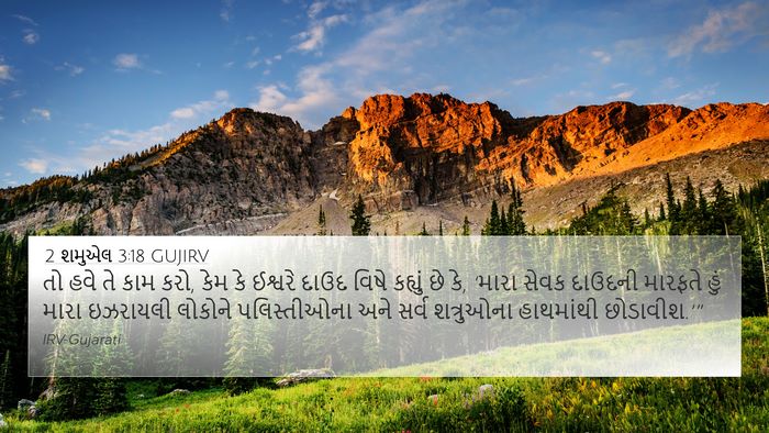 2 શમુએલ 3:18 GUJIRV Bible Verse Image