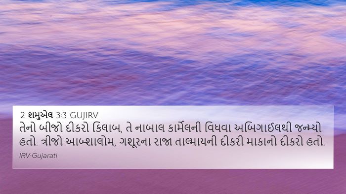 2 શમુએલ 3:3 GUJIRV Bible Verse Image