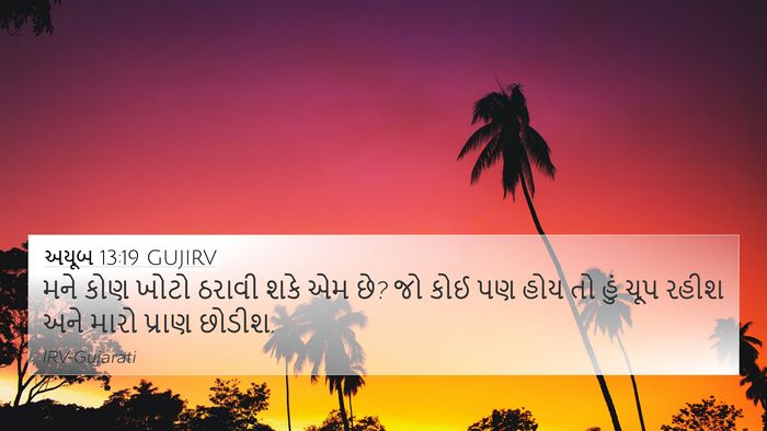 અયૂબ 13:19 GUJIRV Bible Verse Image