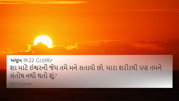 અયૂબ 19:22 GUJIRV Bible Verse Image