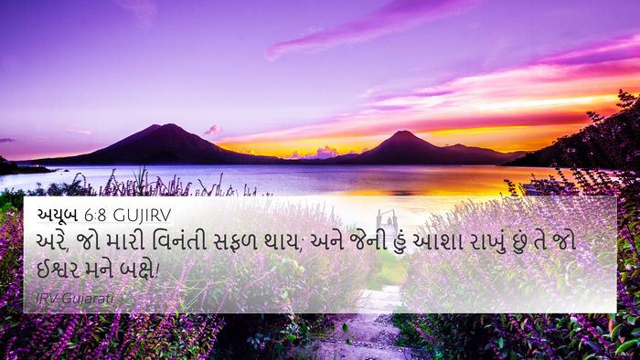 અયૂબ 6:8 GUJIRV Bible Verse Image