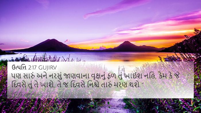 ઉત્પત્તિ 2:17 GUJIRV Bible Verse Image