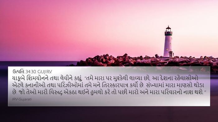 ઉત્પત્તિ 34:30 GUJIRV Bible Verse Image