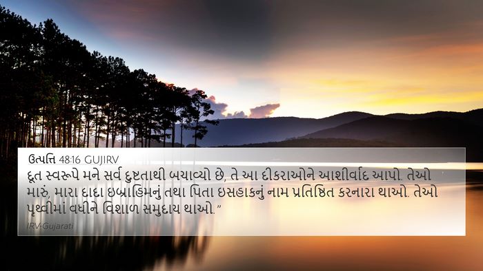 ઉત્પત્તિ 48:16 GUJIRV Bible Verse Image