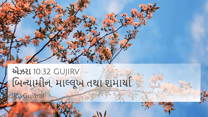 એઝરા 10:32 GUJIRV 4K Wallpaper - બિન્યામીન, - 4K Wallpaper Bible Verse