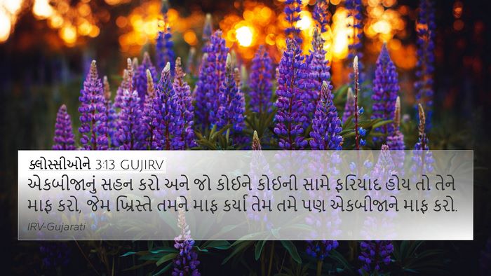 ક્લોસ્સીઓને 3:13 GUJIRV Bible Verse Image