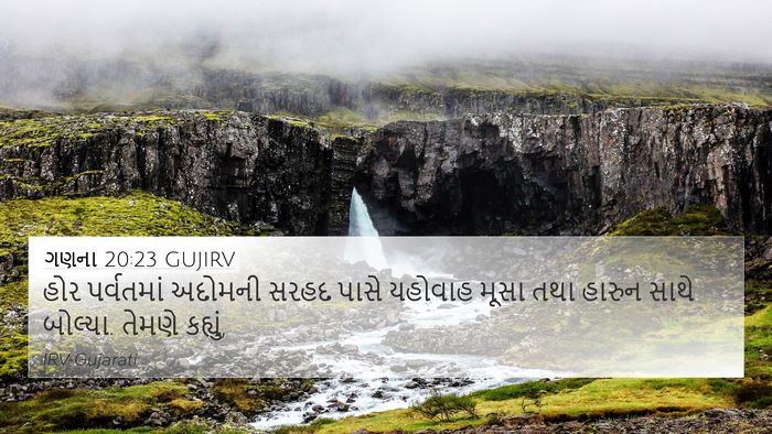 ગણના 20:23 GUJIRV Bible Verse Image