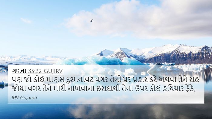 ગણના 35:22 GUJIRV Bible Verse Image