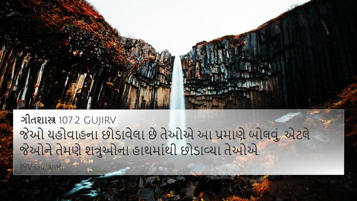 ગીતશાસ્ત્ર 107:2 GUJIRV Bible Verse Image