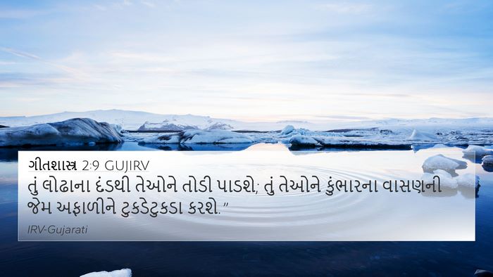 ગીતશાસ્ત્ર 2:9 GUJIRV Bible Verse Image