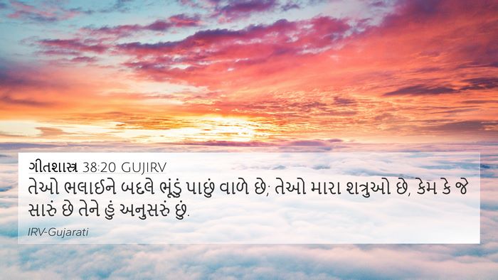 ગીતશાસ્ત્ર 38:20 GUJIRV Bible Verse Image
