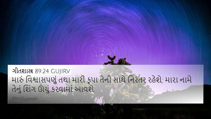 ગીતશાસ્ત્ર 89:24 GUJIRV Bible Verse Image