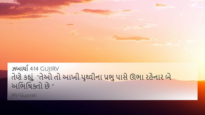 ઝખાર્યા 4:14 GUJIRV Bible Verse Image