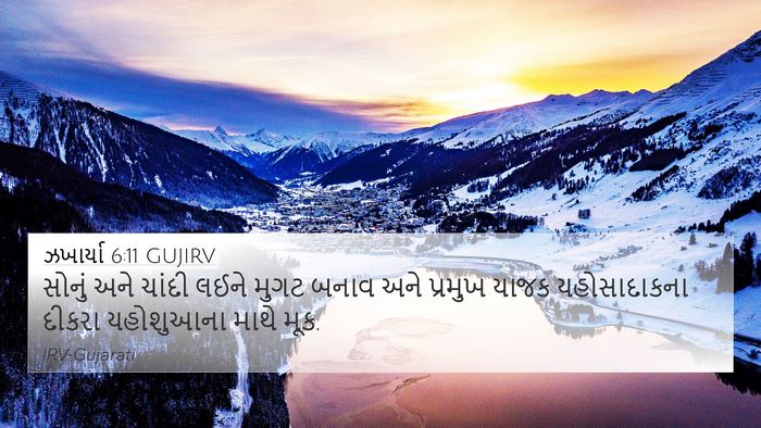 ઝખાર્યા 6:11 GUJIRV Bible Verse Image
