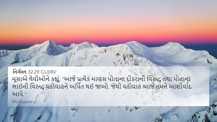 નિર્ગમન 32:29 GUJIRV Bible Verse Image