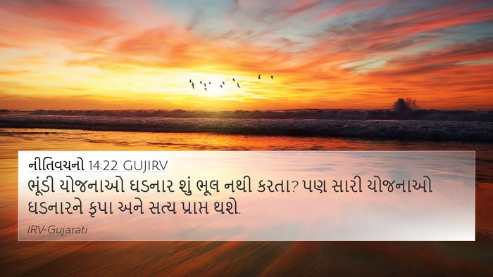 નીતિવચનો 14:22 GUJIRV Bible Verse Image