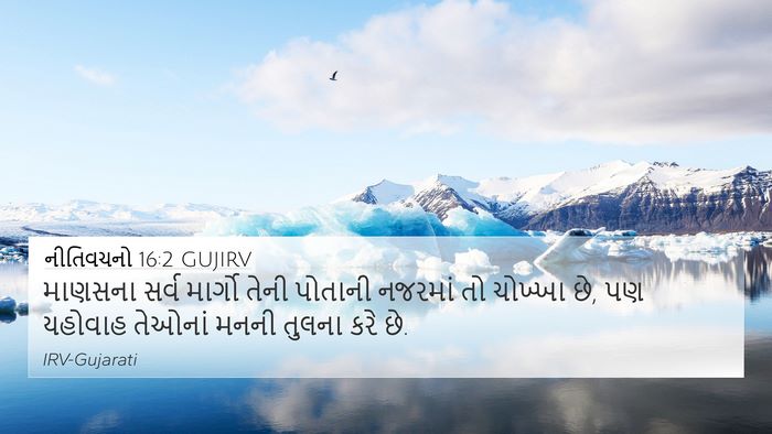 નીતિવચનો 16:2 GUJIRV Bible Verse Image