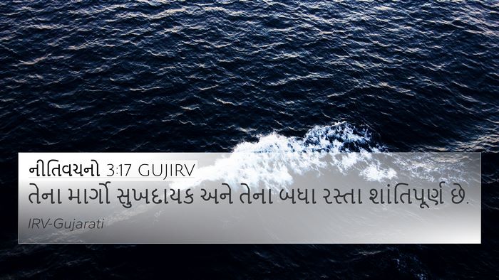 નીતિવચનો 3:17 GUJIRV Bible Verse Image