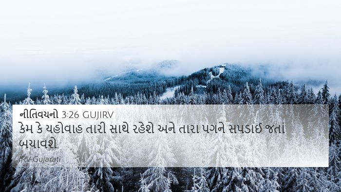 નીતિવચનો 3:26 GUJIRV Bible Verse Image