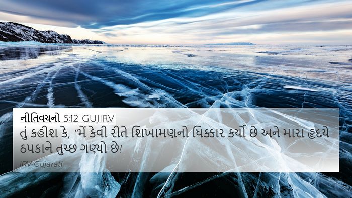 નીતિવચનો 5:12 GUJIRV Bible Verse Image