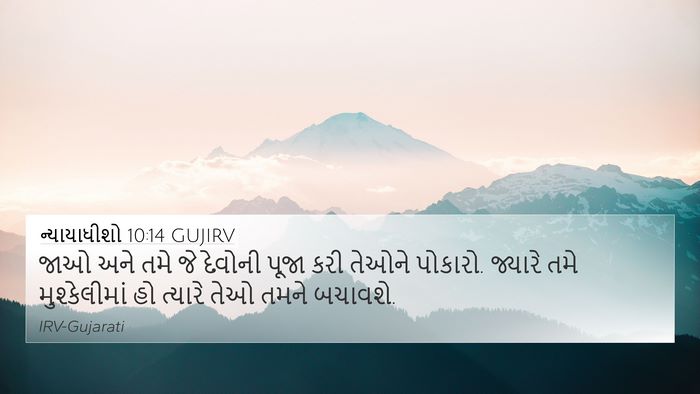 ન્યાયાધીશો 10:14 GUJIRV Bible Verse Image