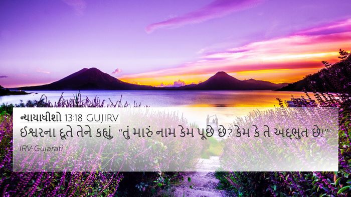 ન્યાયાધીશો 13:18 GUJIRV Bible Verse Image