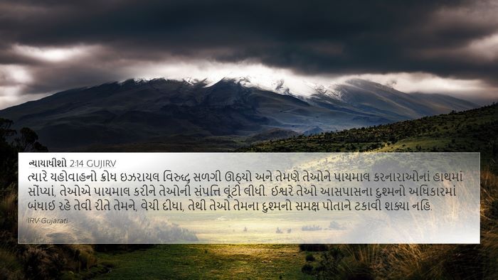 ન્યાયાધીશો 2:14 GUJIRV Bible Verse Image