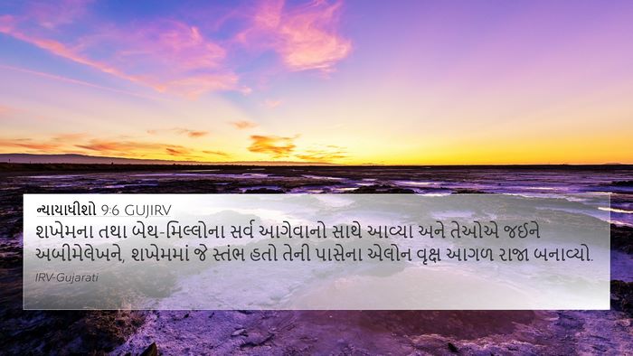 ન્યાયાધીશો 9:6 GUJIRV Bible Verse Image