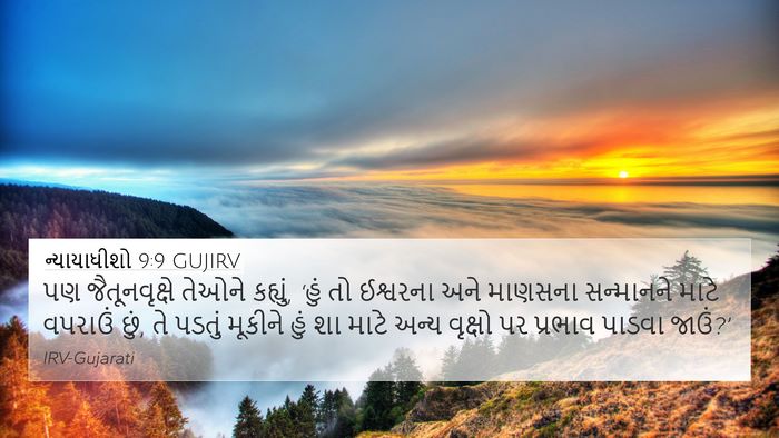 ન્યાયાધીશો 9:9 GUJIRV Bible Verse Image