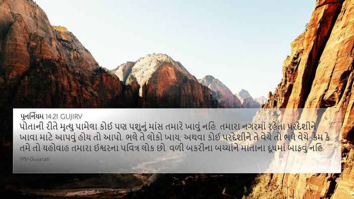 પુનર્નિયમ 14:21 GUJIRV Bible Verse Image