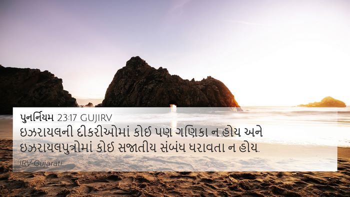 પુનર્નિયમ 23:17 GUJIRV Bible Verse Image