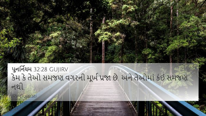 પુનર્નિયમ 32:28 GUJIRV Bible Verse Image