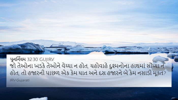પુનર્નિયમ 32:30 GUJIRV Bible Verse Image