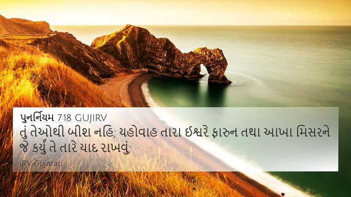 પુનર્નિયમ 7:18 GUJIRV Bible Verse Image