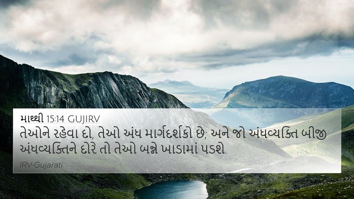 માથ્થી 15:14 GUJIRV Bible Verse Image