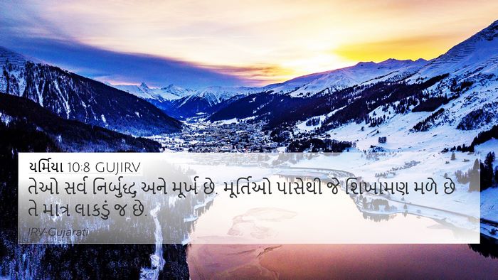 યર્મિયા 10:8 GUJIRV Bible Verse Image