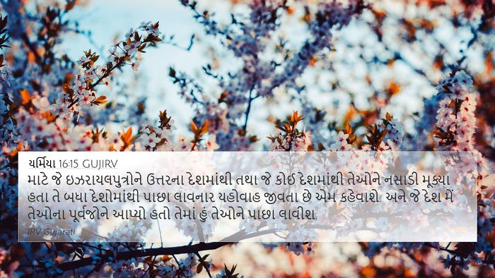 યર્મિયા 16:15 GUJIRV Bible Verse Image