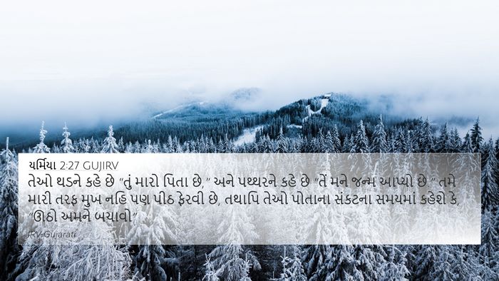 યર્મિયા 2:27 GUJIRV Bible Verse Image