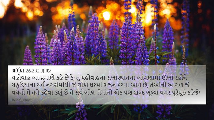 યર્મિયા 26:2 GUJIRV Bible Verse Image