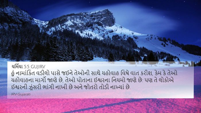 યર્મિયા 5:5 GUJIRV Bible Verse Image
