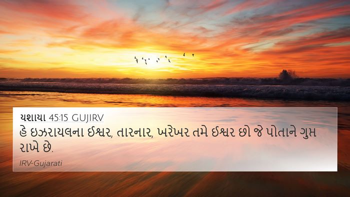 યશાયા 45:15 GUJIRV Bible Verse Image