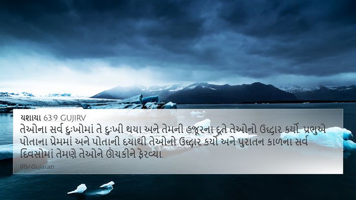 યશાયા 63:9 GUJIRV Bible Verse Image